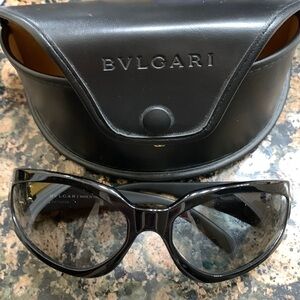 Bvlgari Womens Black Sunglasses with case